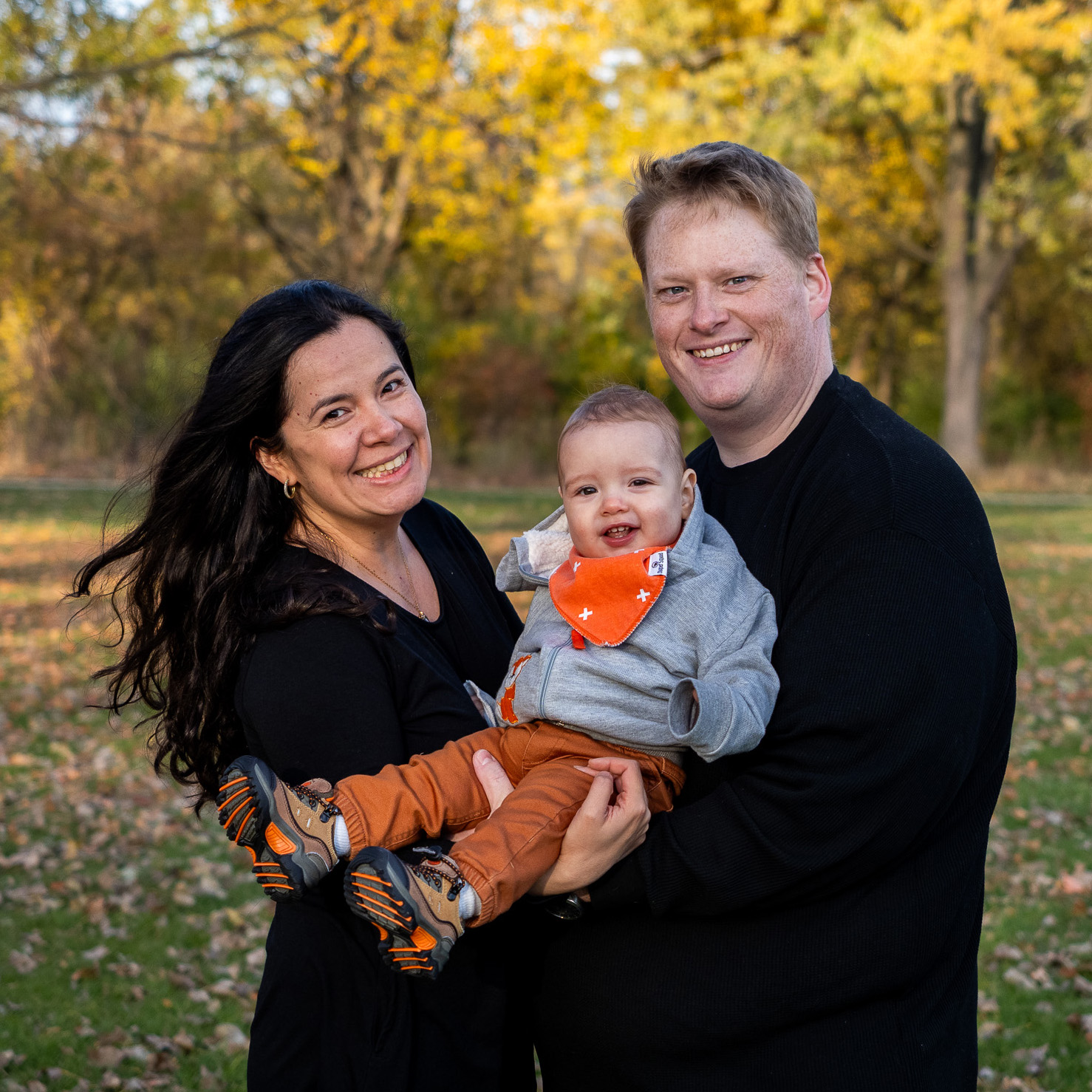 Merrick Robison with family